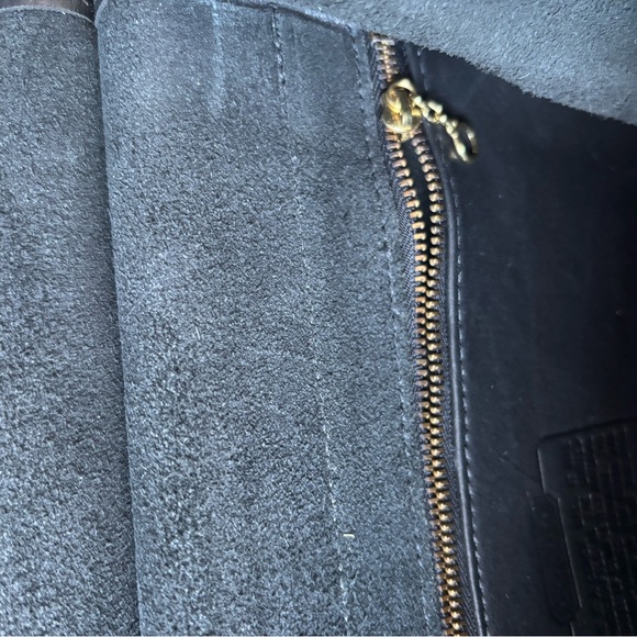 Vintage COACH Willis Leather Crossbody Bag Black - Picture 10 of 16